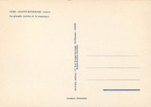 CPM Saint Etienne Loire La grande Artere et le tramway 