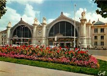 CPM Tours Indre et Loire La Gare 