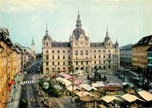 CPM Graz Steiermark Rathaus mit Herrengasse 