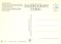 CPM Zillertalbaun Tyrol Zillertalbahn Hobby Lokomotivfuhrer 