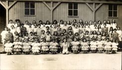 CPA CArte Photo Enfants deguises CArnaval