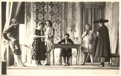 CPA Chart PhotoLe Barber of Seville Edith Croubez Helene Guillo Marie Louise Debril Charlesia Quetu Jeanne Quelton Gary