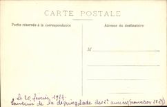 CPA Real photo 20 to fevreir 1926 Souvenir of the tumble of the 2nd years