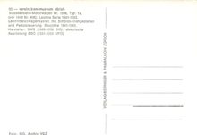 CPM verein tram-museum zuerich Strassenbahn-Motorwagen Nr.1506