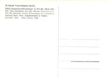 CPM verein tram-museum zuerich StStZ-Laengssitzanhaengewagen C 574