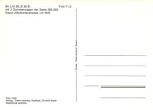 CPM Be 2/2 28 B. ST. B. mit 2 Sommerwagen der Serie 265-293