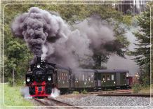 CPM Ausfahrt Sonderzug aus Bahnhof Alexisvbad