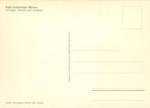 CPM Bahn Gruetschalp-Muerren mit Eiger  Moench und Jungfrau