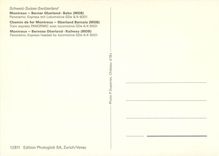 CPM Montreux - Bernese Oberland - Railway (MOB) Panoramic-Express headed by locomotive GDe 4/4 6001