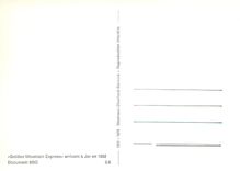 CPM ''Golden Mountain Express'' arrivant a Jor en 1932