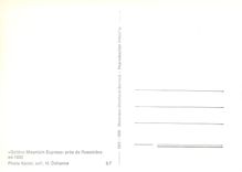 CPM ''Golden Mountain Express'' pres de Rossiniere en 1932