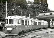 CPM ABDe 8/8 4004 a Montreux en 1972