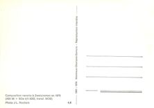 CPM Composition navette a Zweisimmen en 1975