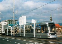 CPM Strassenbahn Nr.001 der Linzer Verkehrs Gesellschaft am 1. December 2002