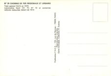 CPM Train special FACS en 1970