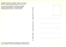 CPM Train de voyageurs sur le viaduc du ruisseau de Vaulx