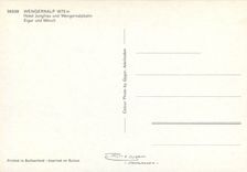 CPM Wengerlnalp 1873m Hotel Jungfrau und Wengernalpbahn Eiger und Moench