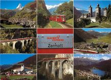 CPM Glacier Express From Zermatt to St. Moritz 290 km over 291 bridges and through 91 tunnels