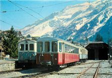 CPM Voiture ultra-legere B25 en demonstration sur la ligne ASD Les Diablerets 1.4.76