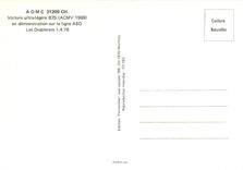 CPM Voiture ultra-legere B25 en demonstration sur la ligne ASD Les Diablerets 1.4.76