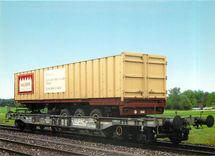 CPM Wagon-poche pour ferroutagne Sdkmms 83 85 475 4 550 559 Danzas