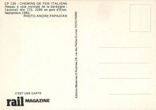 CPM CP 136- Chemins de Fer Italiens