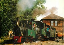 CPM Museums-Dampfzug im DDM-Freigelaende