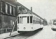 CPM Ligne 81 - Changement de plaques rue de Belgrade