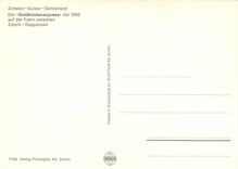 CPM Der "Goldkuestenexpress" der SBB auf der Fahrt zwischen Zuerich - Rapperswil