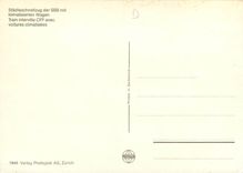 CPM Train interville CFF avec voitures climatisees