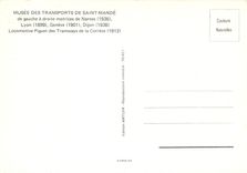 CPM Musee des Transports de Saint-Mande