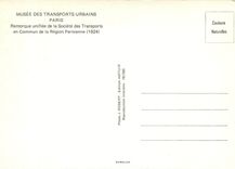 CPM Remorque unifiee de la Societe des Transports en Commun de la Region Parisienne (1924)