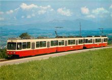 CPM Forchbahn auf Panoramastrecke zwischen Scheuren und Hinteregg