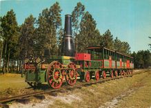 CPM Erster Personenzug von Charleston  Suedcarolina 1830