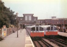 CPM 1973 Tube Stock on Piccadilly Line services at Rayners Lane 1982