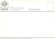 CPM 1973 Tube Stock on Piccadilly Line services at Rayners Lane 1982