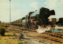 CPM SSN-N-Loc 23 023 met 35 goederenwagons 26 sept 1978