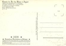 CPM Autorail Verney X211 et sa remorque en Gare de Valencay. Le 22 septembre 1980