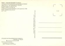 CPM L'arrivee du Train de Paris un dimanche d'Automne