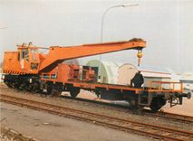 CPM Diesel-elektrischer Eisenbahn-Drehkran Type GS 125