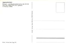 CPM Appenzellerbahn Rangier- und Baudienstolokomotive Ge 2/2 49 in Herisau (1966)