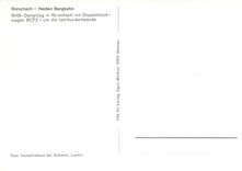 CPM RHB-Dampfzug in Rorschach mit Doppelstockwagen BCF2 1 um die Jahrhundertwende