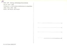 CPM SBB-CFF Bruenig Schmalspur/voie etroite HG 3/3 1051-1068