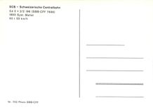 CPM SCB - Schweizerische Centralbahn Ed 2x 2/2 196 1893