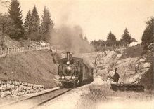 CPM Un train a vapeur du chemin de fer du Brunig au Kappeli entre Lugern et Brunig-Hasliberg vers 19