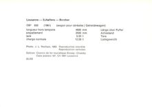 CPM Laussane-Echallens-Bercher OB1 552 (1961) wagon pour cereales