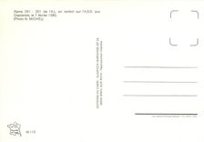 CPM Rame 351-301 de l'A.L. en renfort sur l'A.S.D. aux Diablerets le 7 fevrier 1985