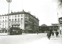 CPM Geneve place de Cornavin Ce 2/2 No. 14 vers 1926