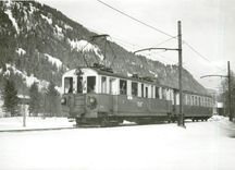 CPM Train pour Zweisimmen pres de Boden 16.2.1972