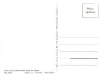 CPM Train pour Zweisimmen pres de Boden 16.2.1972